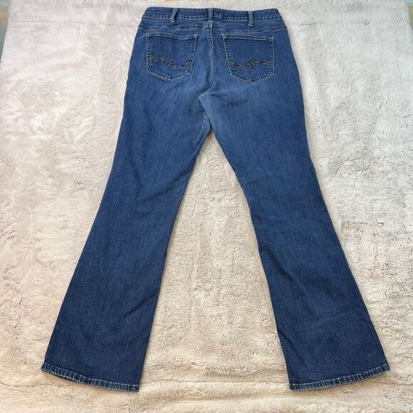 Silver Jeans Avery Slim Boot Jeans Womens Size 14x33 Stretch Pants Inseam 31" - Picture 8 of 9